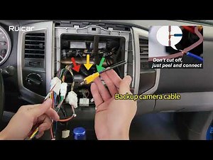 How to install RUICAR car radio for your Tacoma 2005-2015