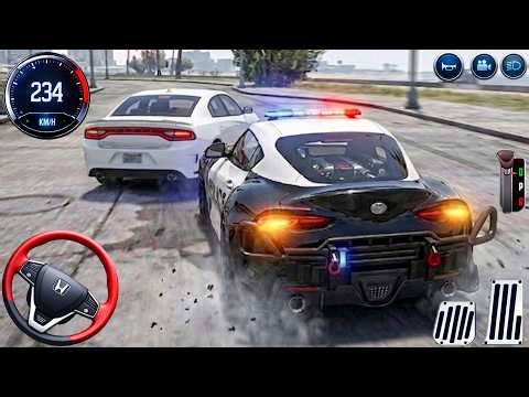 Police Car Driving Game 2026: Realistic police car chase city simulator cop game - android gameplay
