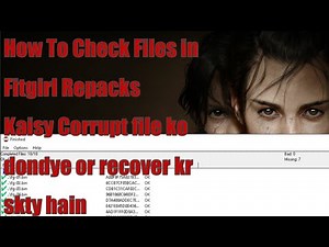 How to verify files in Fitgirl Repack | How to check files in Fitgirl Repack | Fitgirl Repack