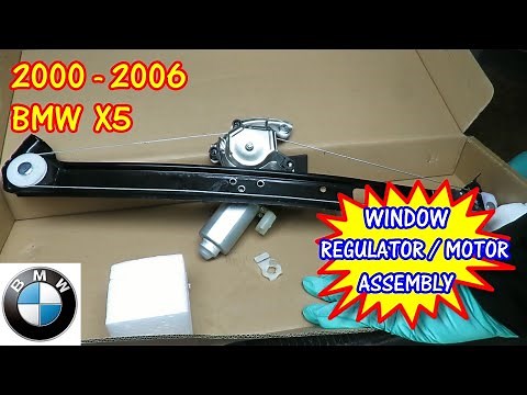 2000-2006 BMW X5 - Right Rear Window Motor And Regulator Assembly Replacement #bmwx5