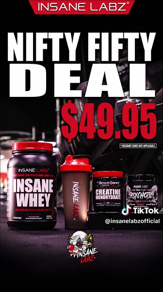 Save Over $100 on Insane Labz Whey Protein & Workout Supplements