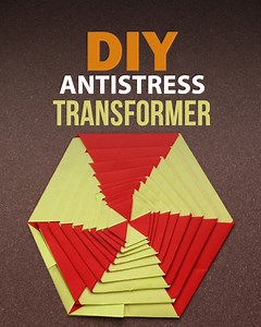 6.5K views · 23 reactions | DIY Anti stress Transformer | Paper Toy | Paper Spin | Origami Anti stress Transformer #DIYAntistressTransformer #PaperToy #PaperSpin #OrigamAntistressTransformer #ventunoart A DIY Anti-Stress Transformer is a creative and practical tool designed to help alleviate stress through hands-on activity and mindfulness. | Art All The Way | Facebook