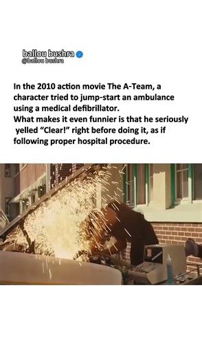 The A-Team Used Defibrillator To Jump-Start An Ambulance #funnyscenes #hollywood
