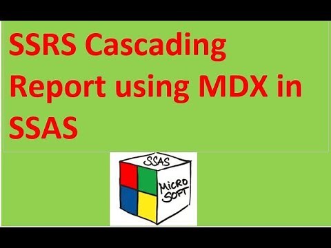Cascade Parameters with MDX in SSRS Report using SSAS