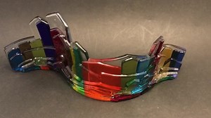 28 reactions · 3 comments | Lockdown was a good time for some experimental work, like this twisted coloured cityscape here. | Christina's Glass Art | Facebook