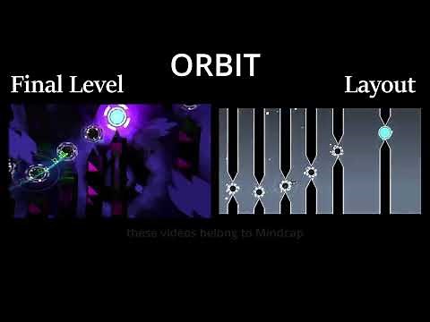 ORBIT | Layout vs Final Comparison - Geometry Dash