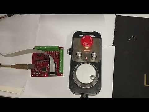 Mach3 Red and MPG (Handwheel) Test