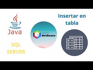 ▶✔ Como insertar en una tabla de SQL Server en Java || CRUD desde 0 || SQL SERVER JAVA