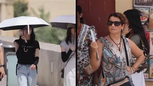 How tourists are beating the heat during Spain's second heatwave