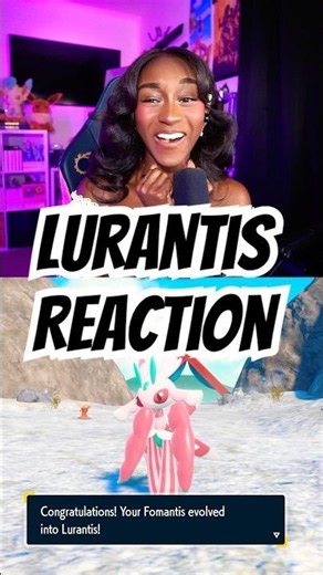 My reaction to Lurantis in Pokemon Violet #pokemonscarletandviolet #pokemon #gaming