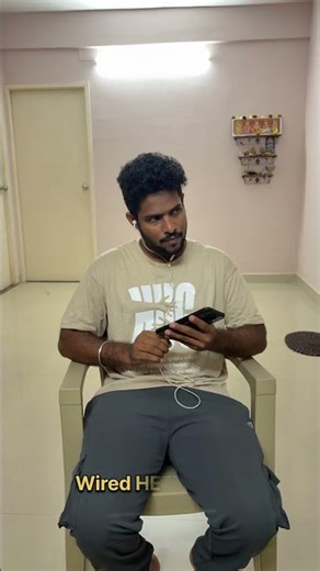 Wireless headphones vs wired headphones 😁 #comedy #shortvideo #tamilcomedy #tamilmovie #funny