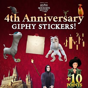 8K views · 439 reactions | Ready for more ways to celebrate #4YearsOfMystery? We have a brand new set of GIPHY stickers to showcasing some favourite characters and creatures! | Harry Potter: Hogwarts Mystery | Facebook