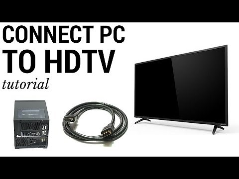 Connect PC To Hi Definition Television (HDTV)