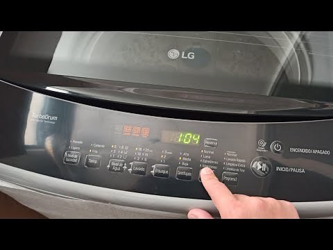 Sistema de programación lavadora LG Smart Inverter: ¿Cómo usarla?