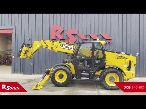 JCB 540-180 - 18M TELEHANDLER - RS MACHINERY HIRE AND SALES