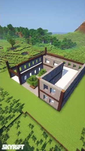 🏡 Town Hall in Minecraft #Shorts