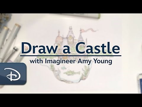Learn to Draw a Disney Castle | #DisneyMagicMoments