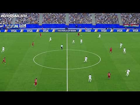 eFootball 2021 Portugal vs Uzbekistan. Video Game Simulation - World Cup 2026 Full Match