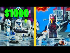 $1 vs $1000 LEGO Clone Wars Battles