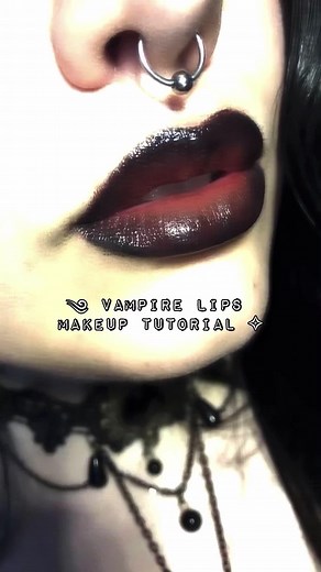 Vampire Lips Makeup Tutorial
