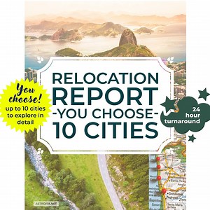 Relocation Report - You Choose 10 Cities - Etsy