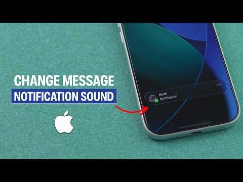 How To Change Text Message Notification Sound On iPhone?