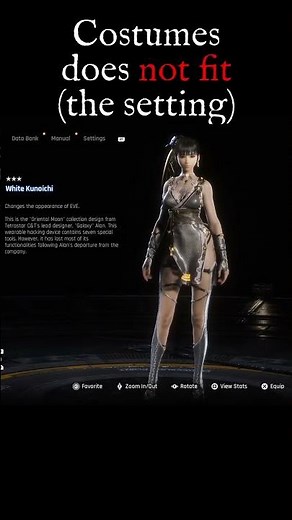 Stellar Blade Costumes #stellarblade #stellarbladebloodrain #shiftupgames