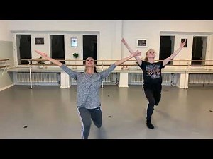 20 Min. Modern and Contemporary "change of levels" Dance Class - Beginner