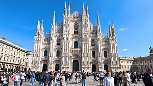 What happens around Milan’s Duomo Square?