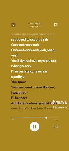 Count on Me: Bruno Mars - A Friendship Anthem