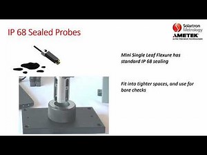 IP 68 Sealed Probes - Solartron Metrology