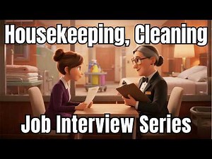 Cleaning & Housekeeping Job Interview Questions and Answers | English Speaking Practice