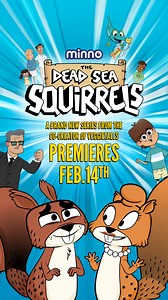 38K views · 47 reactions | The Dead Sea Squirrels, a brand new series from the co-creator of VeggieTales is premiering February 14th exclusively on Minno! Follow the adventures of Merle and Pearl, a pair of squirrels who love sharing lessons they learned first-hand from Jesus’ teachings in their own nutty way. #christianfamily #christianmom #bible #familytime #kids #biblestories #christian #kidstv #christianparenting #animation #animatedseries #thedeadseasquirrels | Minno | Facebook