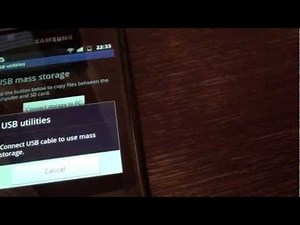 Samsung Galaxy S2 USB sync demo using DoubleTwist on a Mac Pro