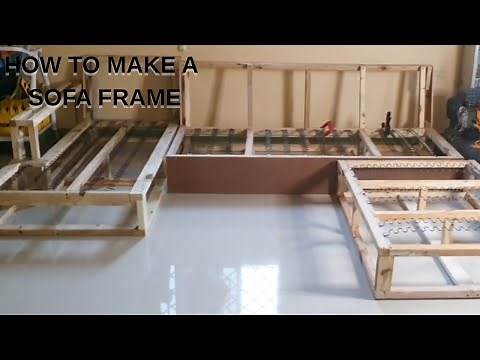 Build your own sofa sectional step by step #Diy sofa frame