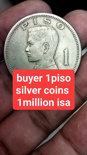 484K views · 8.2K reactions | buyer 1piso silver coins 1million isa #viralreels #reelsfb #reelsviral #silver #Rare #gift #reels #goldcoin #video #goldcoins | Tokmol tv. | Facebook