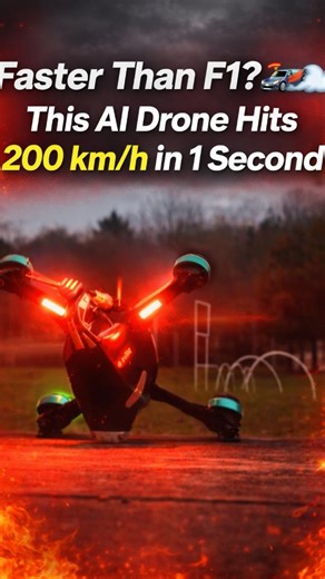 Future Sentient on Instagram: "You’ve seen drones chase Formula 1 cars… but this one hits 0–200 km/h in just ONE second. 🤯⚡ Built for extreme acceleration and real-time precision tracking, these ultra-high-speed FPV drones are redefining sports cinematography — capturing angles, proximity shots, and motion blur that traditional camera rigs simply can’t achieve. And it’s not just about racing. From high-speed surveillance and emergency response to critical rescue ops and rapid aerial delivery, t