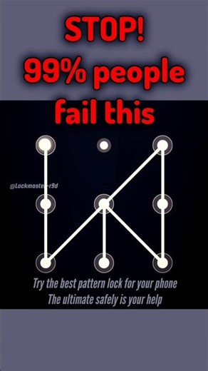 Can you unlock this? 🔒😳 #viral #pattern #patternlocksetting