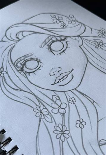 Creating a Disney-Inspired Rapunzel Sketch