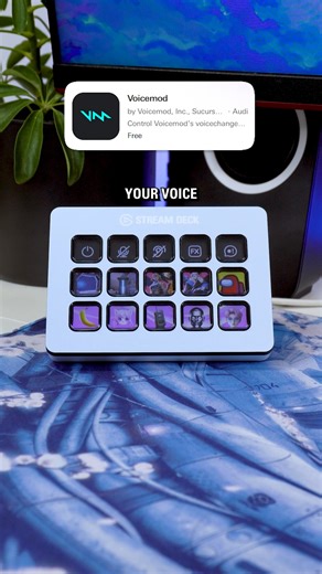 elgato on Instagram: "Did you know it's super easy to change your voice with the @Voicemod plugin for Stream Deck? Here's what you can do: 🗣️ Change your voice ☑️ Play sound effects 🌈 Toggle background effects 🦻 Preview your mic ➕... And more! 🔗 Link in bio to get the plugin."