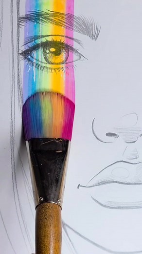 Artistic Napkin Drawing Process | Colorful Painting Tutorial