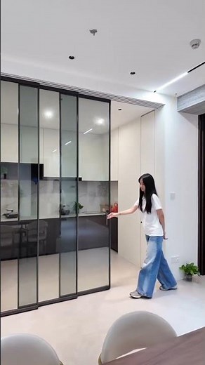 A door that can be hidden like a magic pocket! #decoration #homedecor #interiordesign #doors #house
