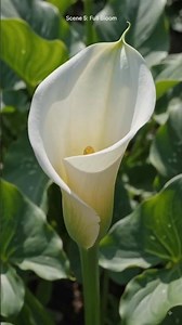Calla Lily Life Cycle | Seed to Beautiful Flower 🌸#@maxopseeds#WhiteCallaLily #CallaLily#Timelapse