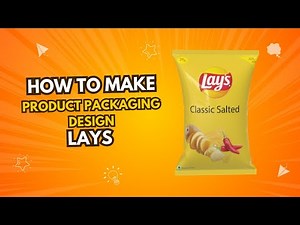 How to Design a Plain Yellow Lays Chips in Adobe Illustrator | For Beginners| 2025