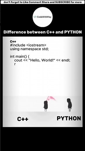 C++ Hello World broke my brain (Python's so much cleaner) #coding #programming