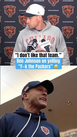 Ben Johnson does not like the Packers 😭