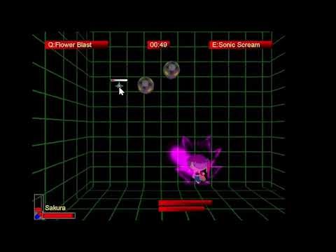 Powerpuff Z3 gameplay - Drone Attack mode as Sakura