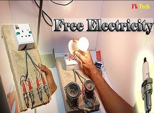 9.3K views · 110 reactions | Free Electricity Energy With 4 Spark Plugs | Fk Tech | Facebook