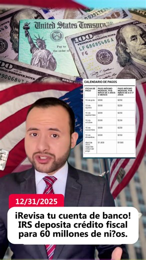 💰 Check Your Bank! IRS Just Delivered $15B to Families! 👶 #IRS #ChildTaxCredit #MoneyNews #FinancialTips #FYP #ForYou #latino #benjaminzamora #benjaminzamoratv #noticias #money #dinero #usa #parents #niños.