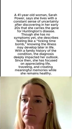 Woman, 41, Says She Feels Like a “Time Bomb” After Huntington’s Diagnosis #Health#HuntingtonsDisease